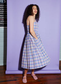 Marilyn Sundress - Japanese Check Cotton