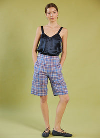 Part of Your World Short - Lightweight Linen Check