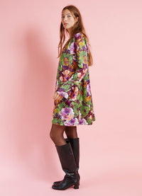 Turn Me Around Dress - Acid Flowers